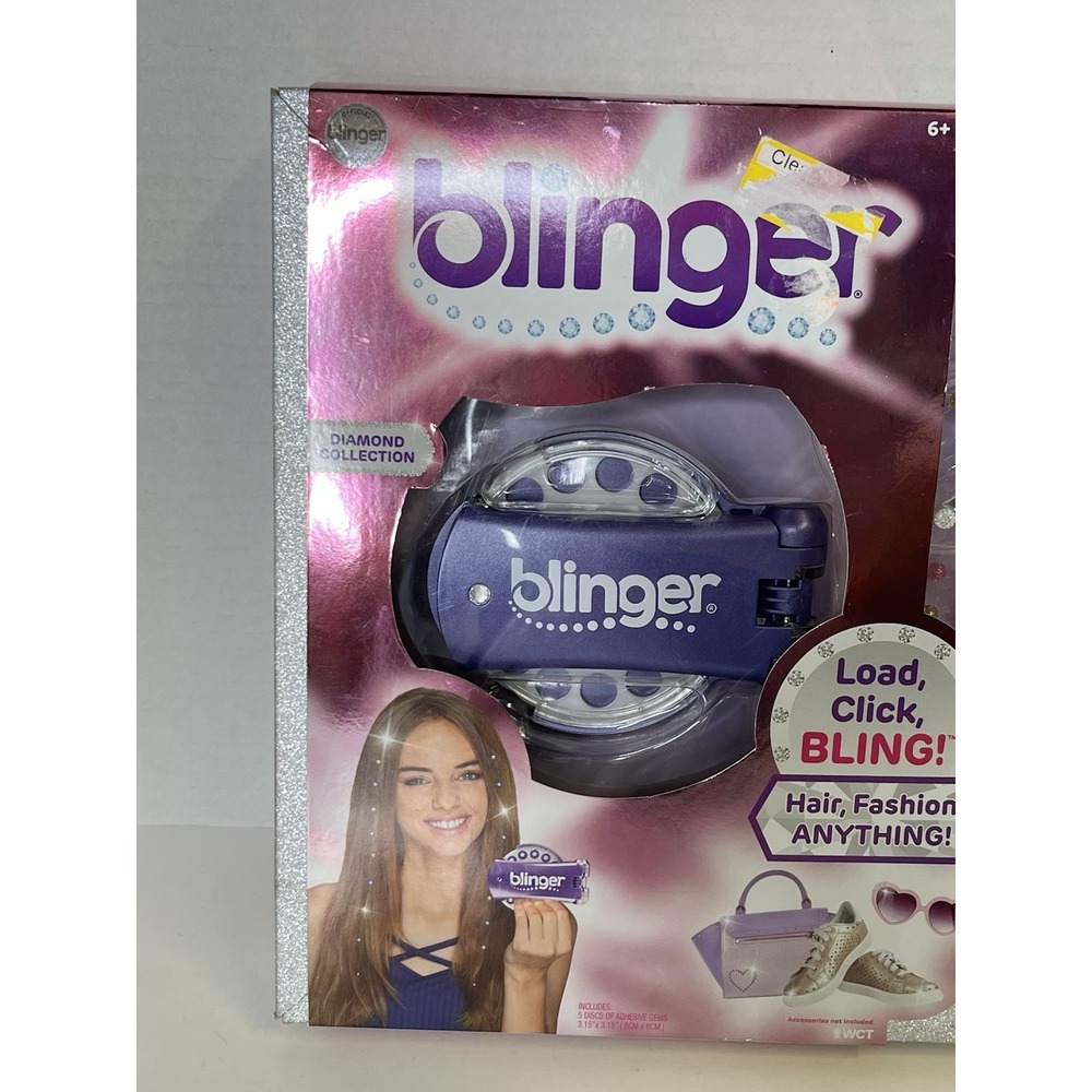 Official Blinger Glam Collection Set Of 75 Adhesive Gems Glam Styling Tool Hair